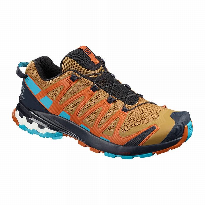 Salomon XA PRO 3D V8 Zapatillas Trail Running Hombre - Azul Marino / Azules - Colombia (57829-LENV)